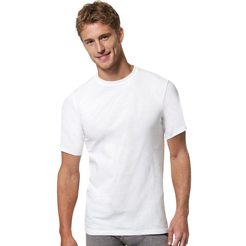 Men's Hanes 3-Pack X-Temp Comfort Cool White Crew