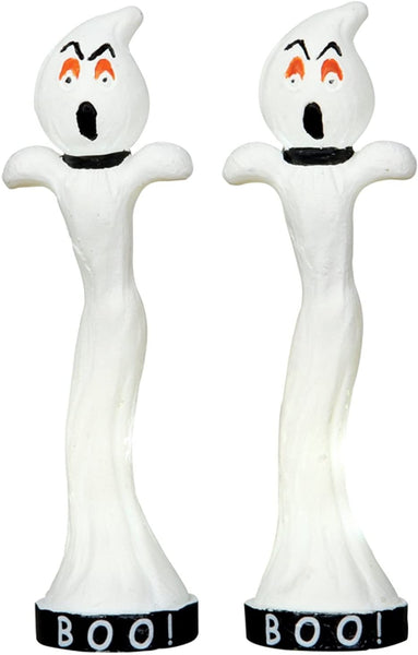 Lemax Spooky Town Halloween Ghost Lamp Posts, Set of 2 14335