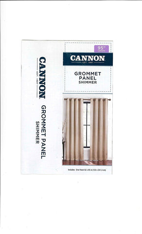 Cannon Grommet Panel Curtain Shimmer