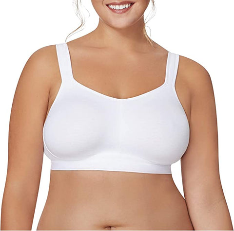 Just My Size Women's Front Close Soft Cup Plus Size Bra (1107)