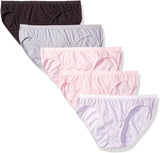 Hanes Ultimate Women's Comfort Cotton Bikini Panties 5-Pack
