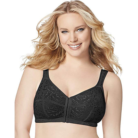 Just My Size Women's Front Close Soft Cup Plus Size Bra 2 Pack (1107)