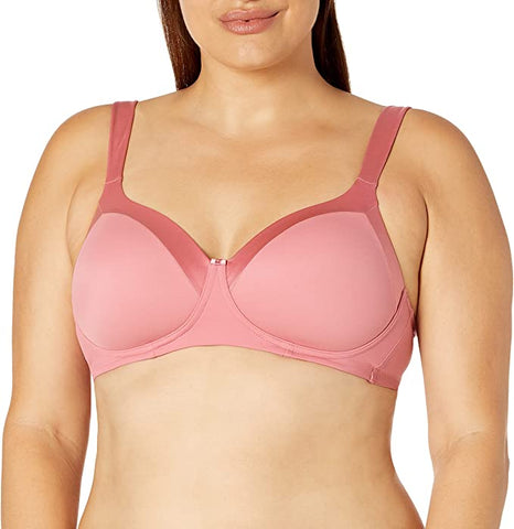 Playtex Secrets Balconette Bra, Full-Coverage Wireless T-Shirt Bra US4824