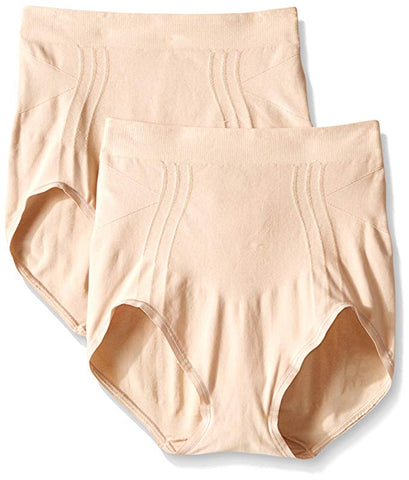 Bali Women's 2 Pack Comfort Revolution Shapewear Brief Style X866