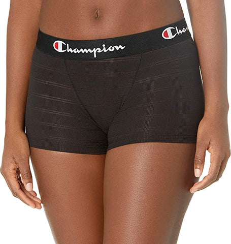 Champion Women's Ribbed Boxer Brief CL49DN