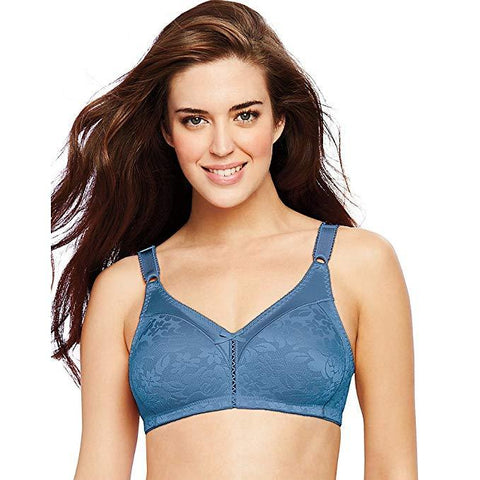 Bali Women's Double Support Spa Closure Wire-Free, Hot Springs Blue