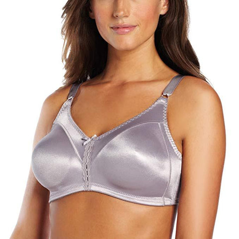 Bali Women's Double Support Wire Free Bra, Warm Steel,36B