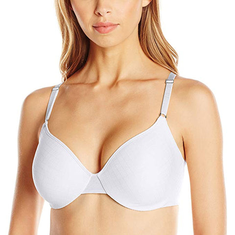 Hanes Women's Ultimate Back Smoother Foam Underwire, White, 36DD