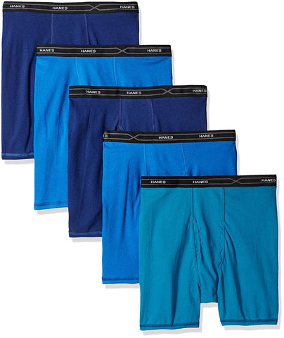 Hanes Men's 5-Pack X-Temp Comfort Cool Assorted Boxer Briefs