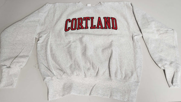Soffe Athletic Wear Long Sleeve Sweat Shirts/Cortland, Logo on Front