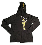 Soffe Athletic Wear Women Tops, Fleece Zip-Up Hoodie/Missouri