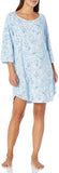 Karen Neuburger Women's Pajamas 3/4 Sleeve Nightshirt Nightgown Pj Dress