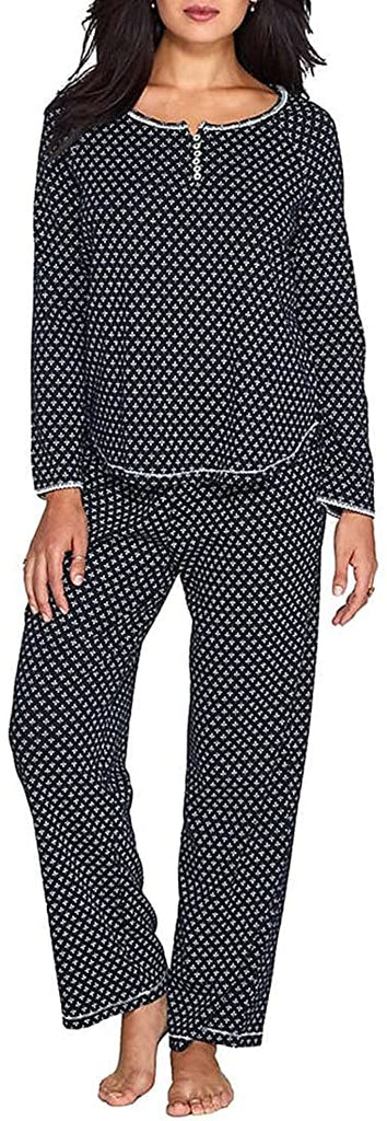 Karen Neuburger Women's Pajamas 3/4 Cardigan Long Sleeve Pj Set – Atlantic  Hosiery