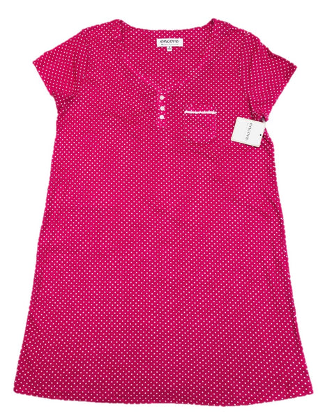 Karen Neuburger Women's Pajama Short Sleeve Pj Sleepdress