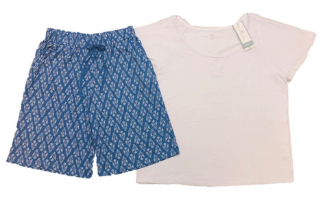 Karen Neuburger Pajama Set S/S Top and Bermuda Short Style KN-PJ62