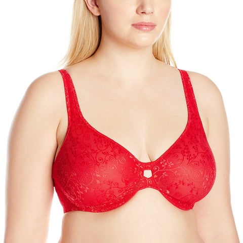 Lilyette Women's Plunge Into Comfort Keyhole Minimizer Bra 904