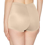 Flexees Women's Cover Your Bases Smoothing Boyshort, Transparent, Small