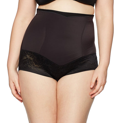 Flexees Women's Maidenform Shapewar Curvy Firm Foundations Hi Waist Brief