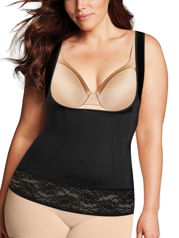 Flexees Women's Curvy Firm Foundations Wear Your Own Bra Torsette