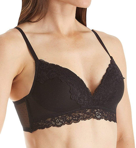 Self Expressions Point d'Esprit Lace Band Bralette Bra (SE1130)