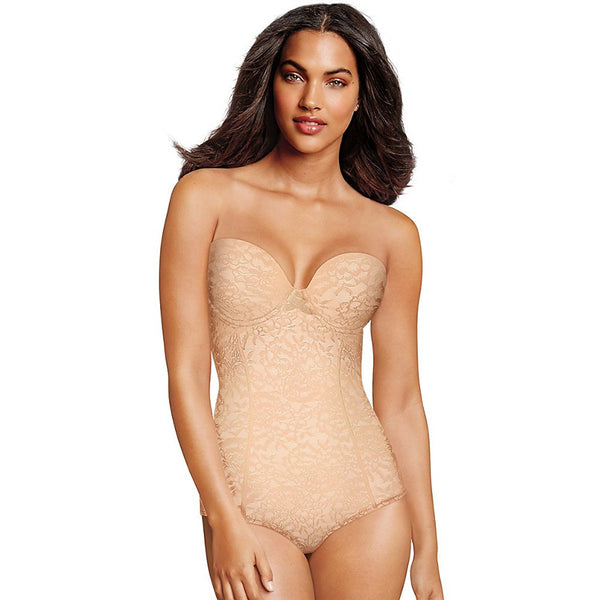 Maidenform Womens Sexy Lace Firm Control Convertible Bodybriefer