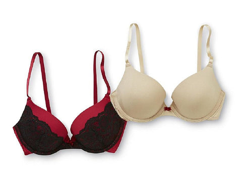 Maidenform Women 2-Pack Push-up Bras - 6495