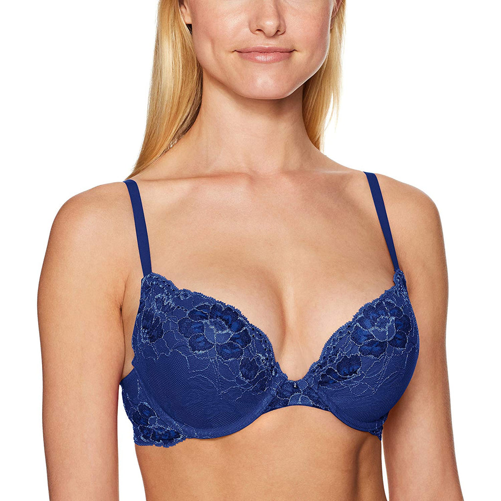 Maidenform Womens Underwire Demi Bra, Best Push-up Bra, Smoothing Lace-Trim  Bra with Push-up Cups : : Clothing, Shoes & Accessories