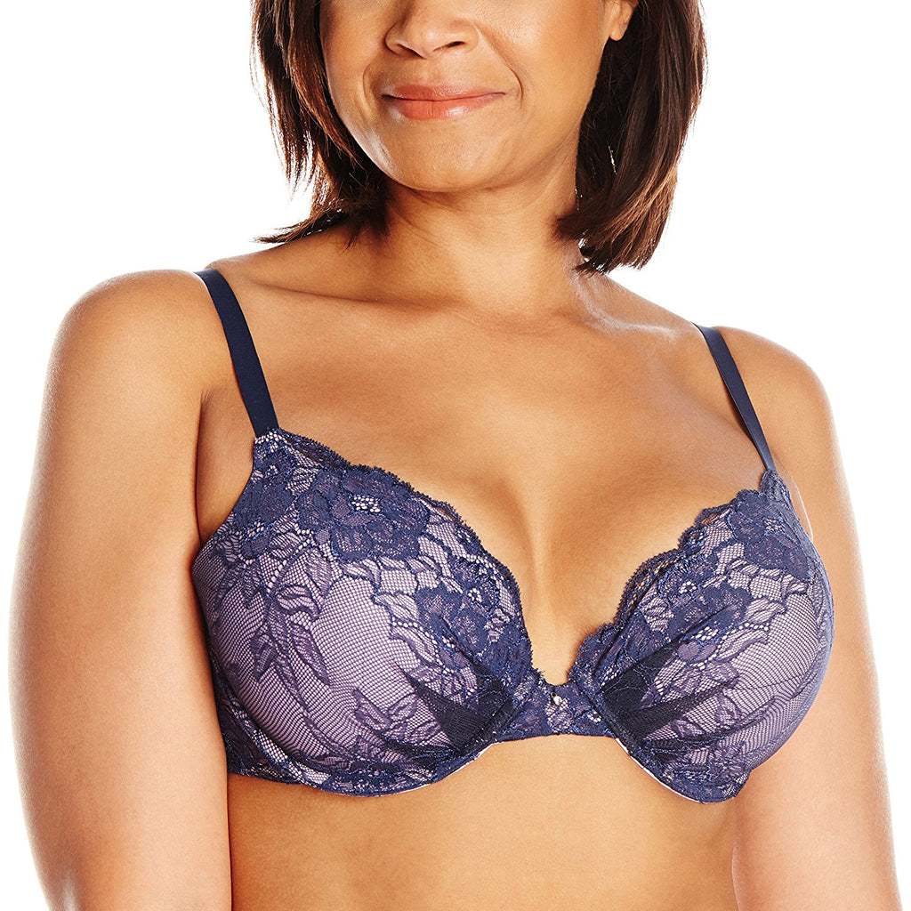 Maidenform Women Size 32C Lace Bra Underwired Push Up Lined 10A-601 - $7 -  From Bal
