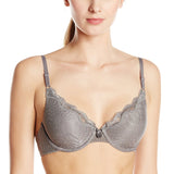 Maidenform Women's One Fab Fit Embellished Scallop Neckline Demi Bra