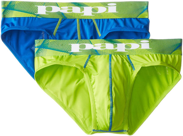 papi Men's 2-Pack Microfusion Performance Brief