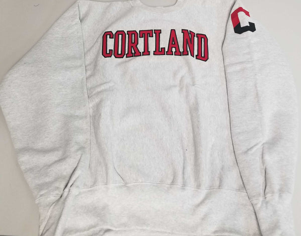 Soffe Athletic Wear Long Sleeve Sweat Shirts/Cortland, Logo on Sleeve