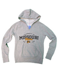 Soffe Athletic Wear Women Tops Fleece Deep V Neck Pull Over Hoodie/Missouri
