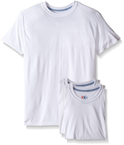 Men's Hanes 3-Pack X-Temp Comfort Cool White Crew