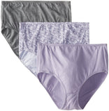 Bali Women's Luxe Cotton 3 Pack Brief Panty V882