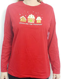 Just My Size Christmas Holiday Long Sleeved T-Shirt