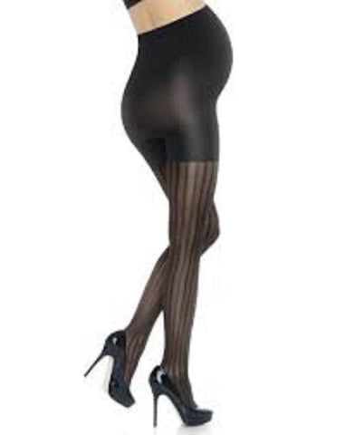 ASSETS Marvelous Mama Micro-Fishnet Striped Tights