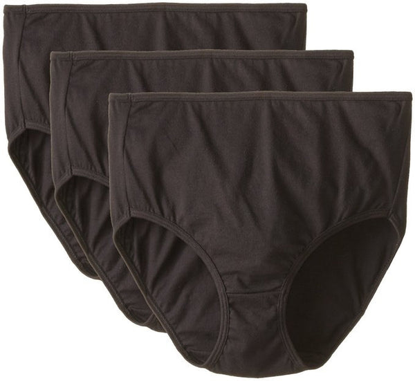Bali Women's Luxe Cotton 3 Pack Brief Panty V882