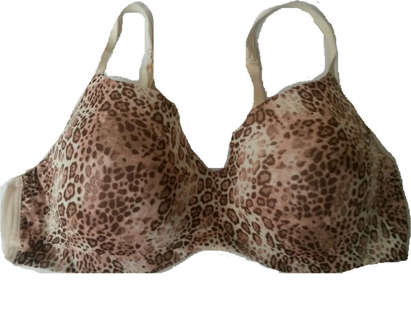 Playtex Perfectly Smooth Fit, Animal Print, Size 46DD
