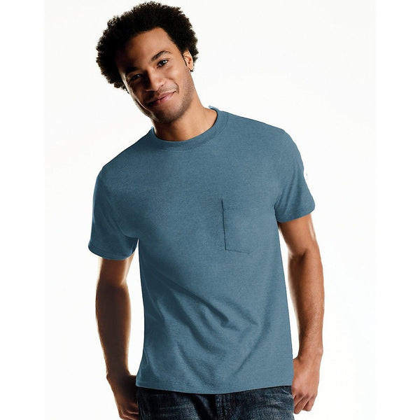 Men's Hanes TAGLESS ComfortSoft Dyed Crewneck T-Shirt, 2165A4