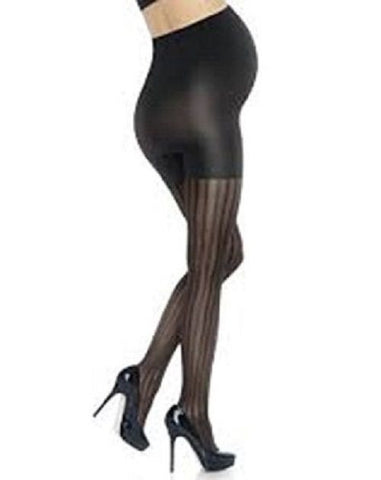 Assets Marvelous Mama Micro-fishnet Striped Tights 1100m