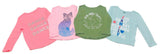 KNIT T SHIRT TODDLER (GIRL) CREW NECK LONG SLEEVE STYLE GTON0815L