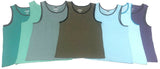 MENS RINGER TANK TOP W/HEATHER STYLE MJT804T