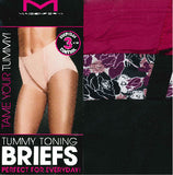 Maidenform Ladies Tummy Toning Briefs 3-Pack Nylon Plain